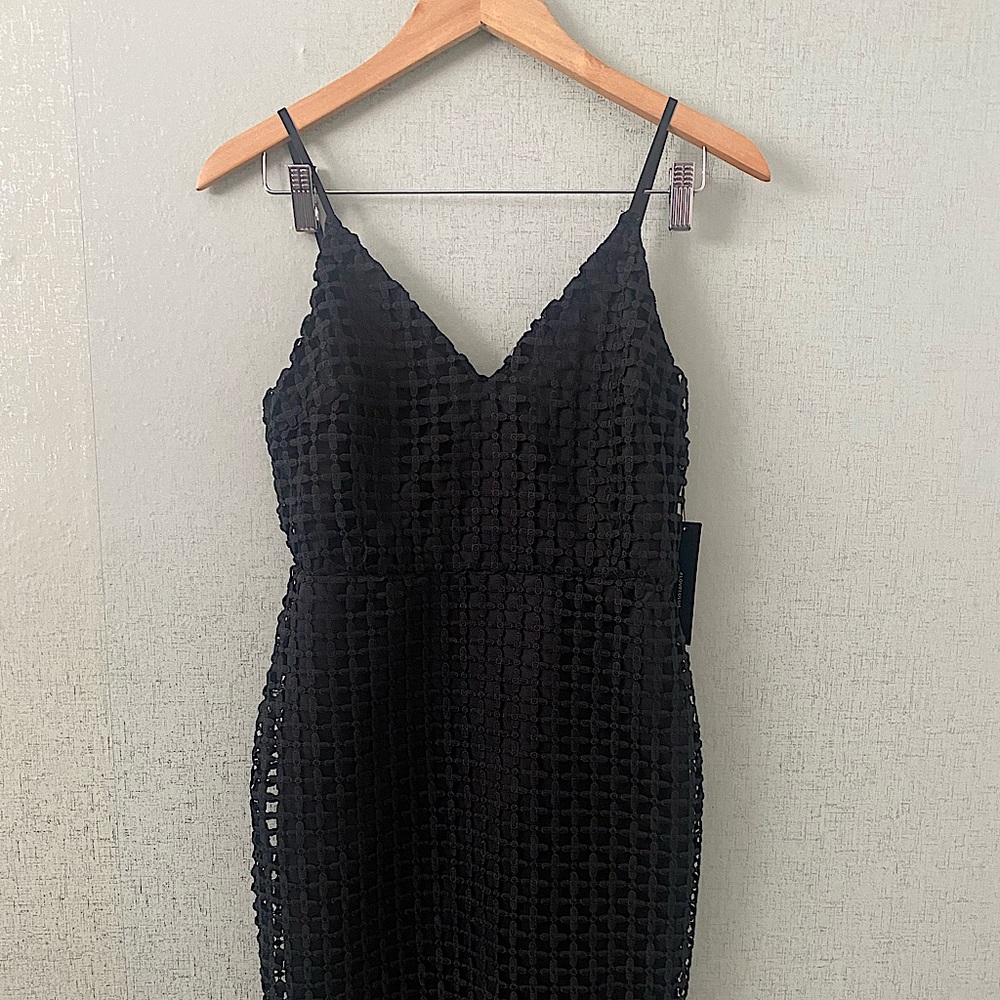 NWT Lulu’s Black Lace Dress